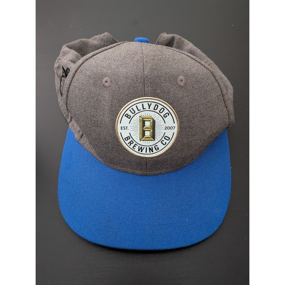 Bullydog‎ Brewing Co. Hat Snapback Gray Blue OSFM